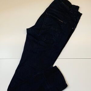 Men's Nudie Jeans Thin Flinn in Black Ring Size 34/34